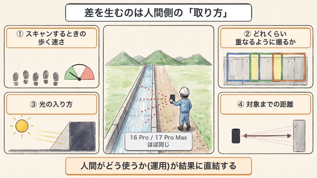 差を生むのは人間側の「取り方」